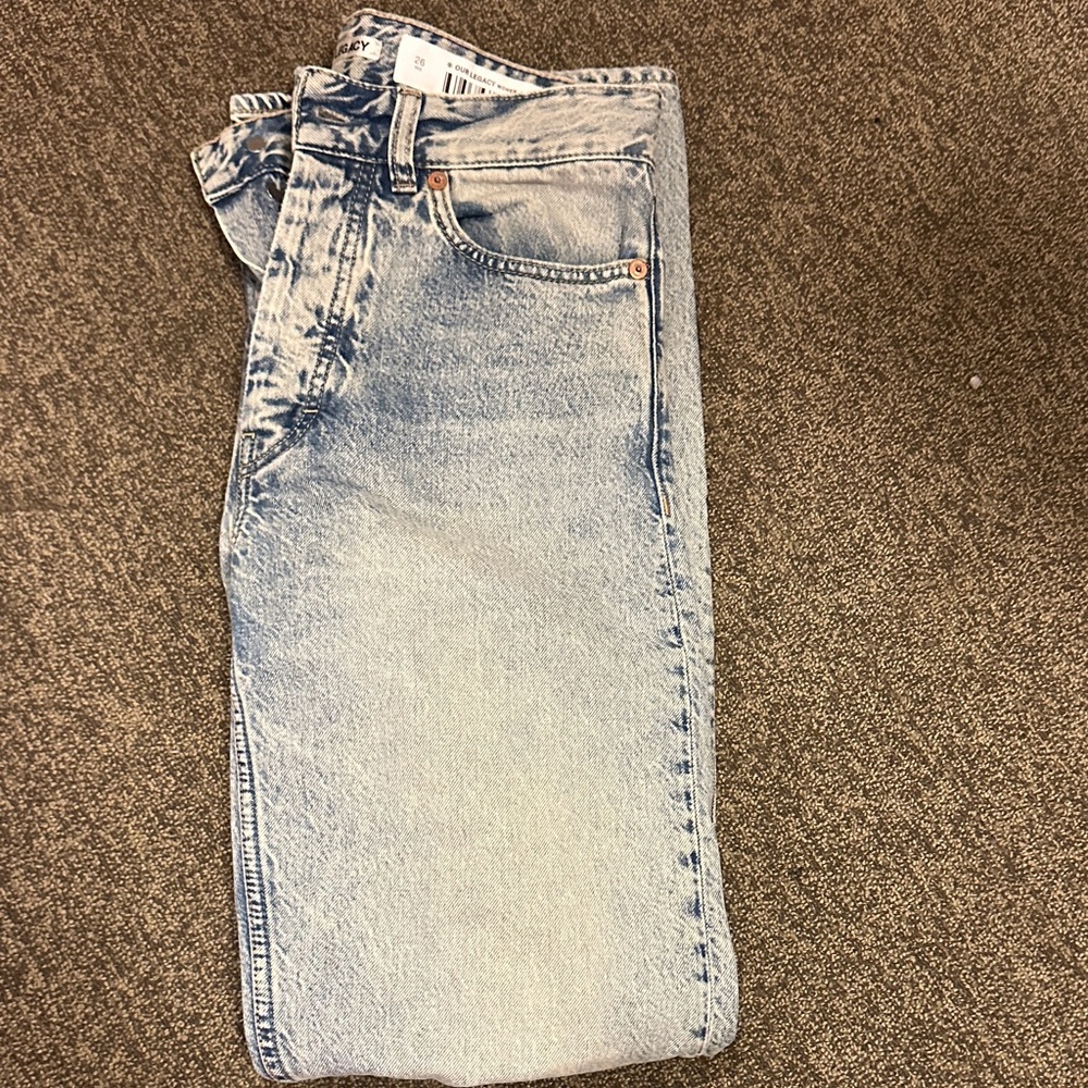 Our legacy straight leg jeans